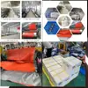 Lona de Fábrica Transfronteriza Lona de Plástico Impermeable Exportada a África Lona de Plástico de Polietileno Lona de Tela Doble Azul
