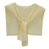 Chal de punto fino de seda helada calado estilo nuevo 2026 para combinar con camisas y faldas, se puede usar sobre una camiseta o como un chaleco pequeño para mujeres en verano