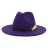 Novos Acessórios Metálicos Espinha de Peixe Chapéu de Lã Feminino Chapéu Jazz Outono e Inverno Estilo Coreano Exterior Retrô Britânico Chapéu de Coco