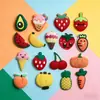 Serie de Frutas Calzado Tipo Clogs Desmontable Transfronterizo Accesorios de Flor para Zapatos Goma Suave de PVC Zapatos de Jardín Hebillas Decorativas Venta al por Mayor