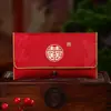 Tecido para Festas de Casamento no Atacado, Cerimônia do Chá de Noivado, Envelopes Vermelhos para Troca de Títulos, Venda Direta da Fábrica