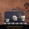 Conjunto de Chá Ruyao Conjunto Cerâmica Doméstico Estilo Chinês Bule Bule Xishi Bebida de Chá Paisagem a Tinta Conjunto de Chá Kung Fu Presente