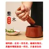 Selección PremiumMachacador de Ajo Triturador de Ajo Manual Herramienta Molinillo de Ajo de Madera Prensa de Ajo de Madera Maciza