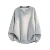 Sudadera con cuello en V y remaches de 380 g de alta resistencia para niños, nueva otoño 2026 estilo americano juvenil cityboy camiseta de manga larga