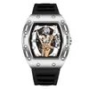 Nuevo Reloj Miller de Comercio Exterior Transfronterizo Impermeable de Cuarzo Hueco en Forma de Barril Reloj para Hombre Moda Reloj en Forma de Barril