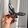 Simples Borboleta De Metal Em Forma De Oco Grab Clip Qualidade Y2K Moda Elegante Tubarão Clipe Rabo De Cavalo Clipe Acessórios De Cabelo