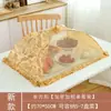 Cubierta de comida plegable para uso doméstico, diseño cuadrado pequeño, adecuada para cubrir comidas y sobras, desmontable y lavable