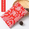 Tela Estampada Azul Wuzhen Estilo Étnico Chino Mantel Batik Azul Tela Floral de Algodón y Lino Camino de Mesa Algodón Lino
