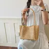 Yuezi 2026 Bolso Casual Grande de Verano Nuevo, Bolso de Hombro tipo Tote Versátil Simple con Lunares