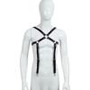 Cinto de Couro Decorativo Punk Europeu e Americano Harness Roupa de Performance para Bar Harajuku Acessórios Cinto Corselete Erótico para Adultos
