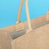 Bolsas de Lino Personalizadas, Bolsas de Lino Promocionales, Bolsas de Lino para Compras, Se Pueden Estampar con Logo, Bolso de Hombro de Yute Laminado