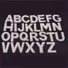 Patches de Strass Transfronteiriços com Adesivo Termofusível Acessórios de Decoração de Roupas DIY 26 Letras Inglesas Strass Hotfix Pérola Embellishments