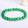 Pulseira Feminina Original de Cristal Pedra Olho de Gato Rosa, Popular em Transmissão ao Vivo do Douyin, em Estoque, Joia de Mão da Moda e Versátil Atacado