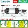 Cilindro Pneumático com Curso Ajustável Scj32/40/50/63/100/125-25/75/150/200-S Alta Precisão
