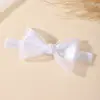 Nueva diadema de malla para bebé con borde de perlas y lazo, diadema elástica para bebé, lindo accesorio para la cabeza de un año 5601