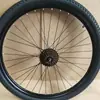 Conjunto Completo de Rodas Traseiras de Bicicleta, Acessórios, Pneus, Aros, Montagem de Freio V-Brake para Freio a Disco, Conjunto de Roda Traseira para Mountain Bike 26 polegadas