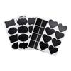 Pegatina Negra de PVC Impermeable Borrable de Manchas para Botella de Vidrio Frasco de Especias Mason Pegatina de Pizarra Transfronteriza
