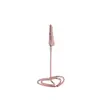 "Coração Menina" Exquisite Suporte de Cartão de Visita Amor Inferior Criativo Metal Desktop Produto Suporte de Etiqueta Suporte de Cartão Vertical