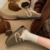 Zapatillas Burken de suela gruesa, ligeras, retro, con aumento de altura, para mujer, novedad de verano 2025.