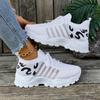 Sapatos Femininos Novos de Grande Tamanho Transfronteiriços Malha Respirável Casuais Sola Grossa Esportivos Verão Dropshipping Comércio Exterior Estilo Quente
