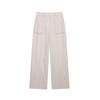 Exportación Transfronteriza Ropa de Mujer 2025 Verano Estilo Europeo y Americano Estilo Falda Corta Dobladillo Top Tubo + Traje de Pantalón Recto para Mujer D6240714F