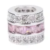 Cuentas de Barril de Circonita Chapadas en Oro de 18 Quilates Cuentas de la Fortuna Cuentas Espaciadoras de Hamburguesa Collar Pulsera Colgante DIY Joyería Pequeña Venta al por Mayor