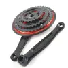 Bielas para Bicicleta de Montaña Plato 42T Accesorios para Bicicleta 6 velocidades 7 velocidades 8 velocidades Universal Tres Piezas Piñones de Cambio de Velocidad Modificados