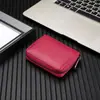 Bolsa Anti-corte Anti-robo para Tarjetas Unisex Set de Tarjetas para Pareja Licencia de Conducir Tarjeta Bancaria Multitarjeta Gran Capacidad Color Sólido