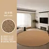 Tapete Redondo para Quarto e Sala de Estar 2026 Novo Estilo de Luxo Tapete de Chão para Closet Sisal Sintético Almofada para Cadeira de Sofá de Sala de Estudo