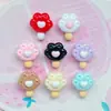Mini Paleta de Pata de Gato Colorida Hecha a Mano DIY Accesorios de Pegamento de Crema Piezas de Resina Material para Joyería Pasador Kit al Por Mayor
