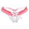 Lluvia Amor Amor Ropa Interior Sexy Ropa Interior Sexy para Damas Masaje de Perlas Abierto Tentación Encaje Tanga Hueco Pantalones T