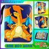 PTCG Magic Baby Bao Ke Meng libro de tarjetas 4 rejillas 9 rejillas tarjeta de anime libro de colección de tarjetas PU cremallera hojas sueltas tarjetero