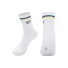 Calcetines Antideslizantes para Bádminton, Calcetines Transpirables Absorbentes de Sudor, Calcetines Deportivos, Calcetines de Algodón para Tenis, Calcetines Bordados de Media Pantorrilla para Correr al por Mayor