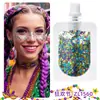 Gel Brillante Transfronterizo en Bolsa para Festivales de Carnaval, Maquillaje de Brillo Facial, Escamas de Brillo Corporal, Parches de Maquillaje