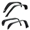 Adecuado para 07-17 Jk Wrangler Guardabarros de Arco de Rueda con Forma de Hoja Jk Wrangler Arcos de Rueda de Carreras