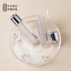 Tubo de esmalte de labios transparente de 3 ml, tubo de lodo labial, cabezal de cepillo pequeño, superficie brillante, material de embalaje, maquillaje de subembotellado al por mayor