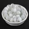 Cuentas Sueltas Ojo de Gato Blanco de 4-12 mm DIY Fabricación Pulsera de Cuentas Collar Horquilla Accesorios de Joyería para Oreja Joyería