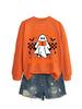 Amazon comercio exterior leer más booooilibros estampado fantasma cuello redondo manga larga suéter tendencia mujeres
