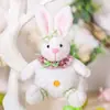 Boneco de Coelho de Páscoa Novo Transfronteiriço, Figura Fofa para Festa de Feriado, Adereço Criativo para Decoração de Cena