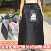 Falda a Prueba de Viento para Vehículos Eléctricos, Falda de Ciclismo de Invierno a Prueba de Viento, Rodillera Forrada de Lana, Delantal de Falda de Algodón Impermeable
