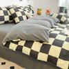 Juego de sábanas casual de cuatro piezas para cama, juego de cama de exportación personalizado, ropa de cama de invierno de cuatro piezas, juego de cuatro piezas para cama transfronterizo, personalizado