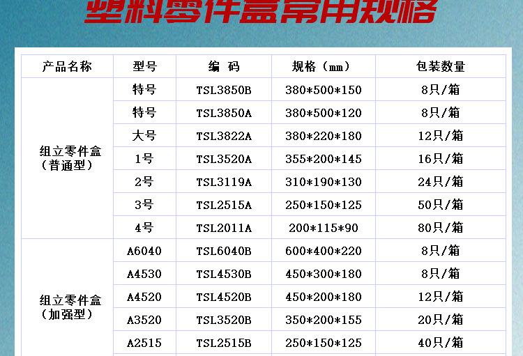 零件盒 环球牌零件盒 通王牌零件盒 捷通牌零件盒