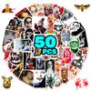 Grande Venda de 50 Adesivos Decorativos à Prova d'Água Mix-and-Match de Filmes de Terror, Adesivos Personalizados Estilo Terror Transfronteiriços da Amazon