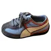 Zapatillas de entrenamiento alemanas para niños, modelo otoño 2026, con bloques de color, zapatillas deportivas ligeras y cómodas, zapatillas de carreras de suela blanda para niñas y niños