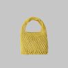 Diseño de Nicho Bolso Hueco Color del Bolso Bolso Tejido a Mano para Mujer Bolso Cubo para Vacaciones en la Playa Bolso de Muñeca Mori