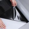 Película adhesiva termofusible de TPU, color negro puro, respetuosa con el medio ambiente, elástica, lavable, para cuero, doble cara, con prensa en caliente.