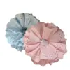 Scrunchie de Renda Vazada Multicamadas Cor Sólida Estilo Coreano Versátil Feminino High-End Prendedor de Coque Flor de Cabelo Elástica
