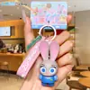 Chaveiro Original Judy Raposa Policial Coelho Zootopia Nick Boneco Casal Mochila Escolar Pequeno Pingente Atacado