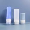 Nova Garrafa de Viagem de Silicone Cosmético Cilíndrica para Envase de Silicone Shampoo Sabonete Líquido Loção Garrafa de Armazenamento