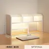 Estante de mesa, prateleira de armazenamento multicamadas simples para dormitórios de estudantes, estante de mesa em degraus para escritório, pequena estante de mesa